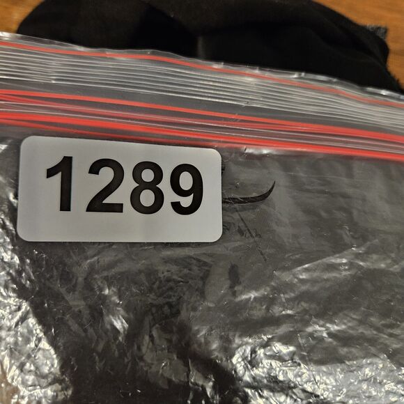 Western Connection Twofer Top Womens Medium Black Silver Metallic Festive Bling - Picture 14 of 14